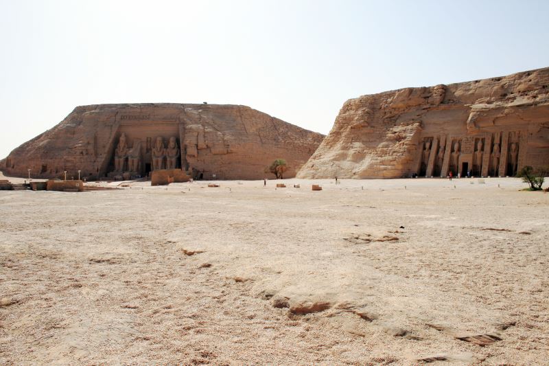 Die berühmten Tempel in Abu Simbel